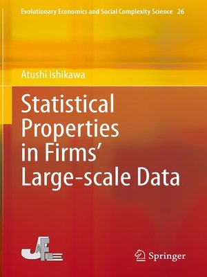 cover image of Statistical Properties in Firms' Large-scale Data